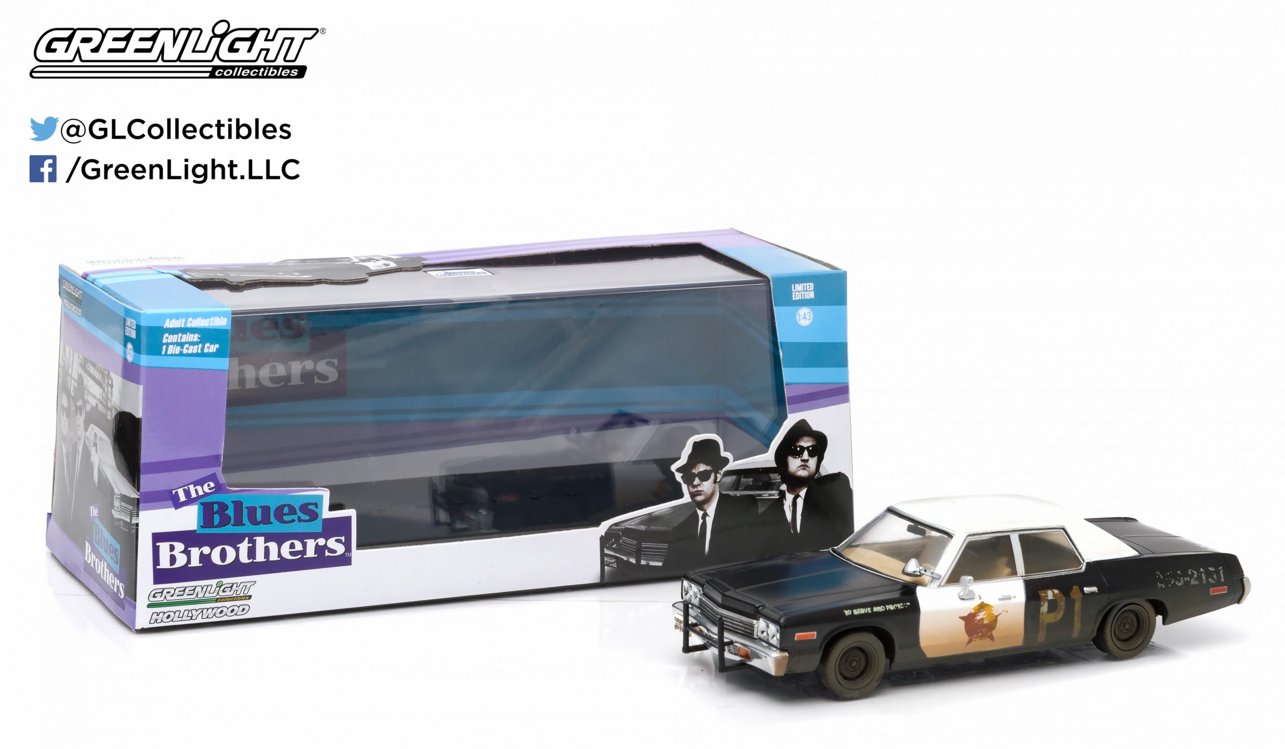 86421 1:43 Blues Brothers 1974 Dodge Monaco Bluesmobile | Kombi
